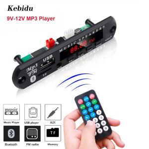 호환 9V-12V MP3 WAV 디코더 보드 자동차 오디오 모듈 지원 USB TF 카드 AUX FM 블루투스 5 0 MP3 플레이어 리모컨