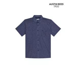 [하프클럽/BY파크랜드]네이비 프린트 반팔셔츠-A2CS2210573A