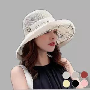 와이어 와이드챙 니트 버킷햇 URD-485