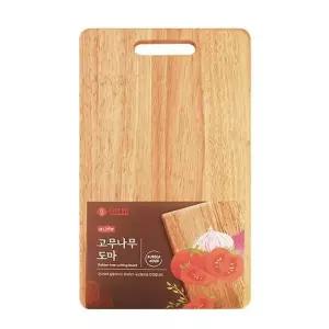 고무나무 원목도마 중 1P 주방 나무도마 커팅보드 나무도마