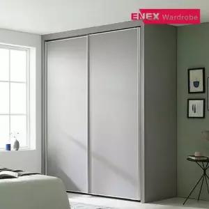 [텐바이텐]코튼 작은방 슬라이딩 붙박이장(그레이)-1440~1550mm