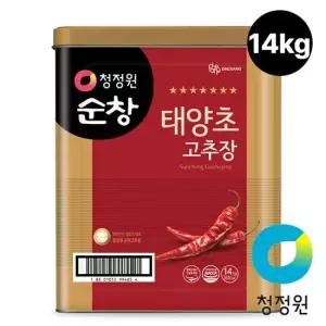 청정원 대용량 순창 태양초 고추장 14kg