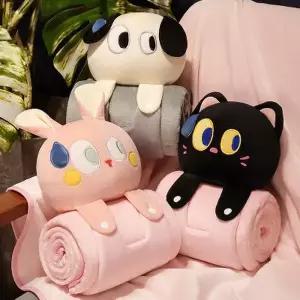 [텐바이텐]bookaz 극세사 모찌 애니멀 인형 담요