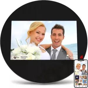 디지털 액자 Thank 0인치 WiFi IPS HD 디스플레이 터치 스크린 32GB 스지 슬라이드쇼 월 마운트 자동 회전