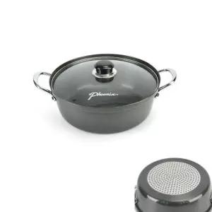 인덕션겸용 경질 국수전골냄비 뚜껑포함 24cm 칼국수 찌개