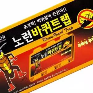 노런 바퀴트랩 5매입 초강력 무독성 끈끈이 바퀴벌레 퇴치제 실내 해충방지