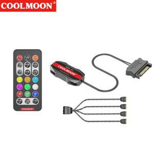 컴퓨터전원버튼 5V SATA 미니 RGB 허브 컴퓨터 라디에이터 케이스 선풍기 CPU LED 조명