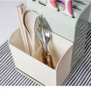 칼물빠짐 수저꽂이 다용도 칼보관 수납함 주방용품 jkH4+3yAF
