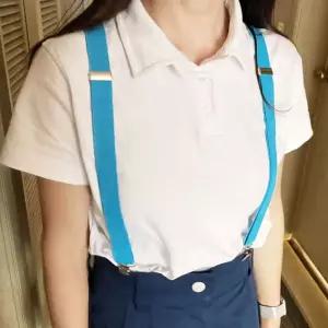 컬러 멜빵 성인용 블루