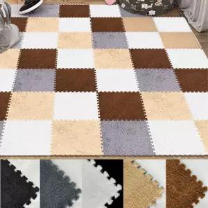 베란다 다용도실 패브릭 블럭형 조립식 매트 바닥 발판 깔판 DIY 발코니 세탁실