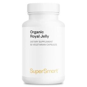 슈퍼스마트 - 로열 젤리 하루 300mg (고강도 4% 10-HDA) 동결 건조 신선 보충제 | 비 변형식품 및 글루텐 프리 90가지 채식 캡슐