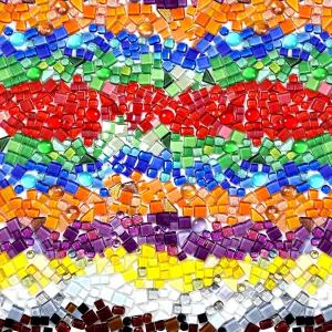 000 다채로운 불규칙 크리스탈 모자이크 타일 22파운드의 작은 DIY 취미 수제 공예 욕실 주방 홈 데코 아트