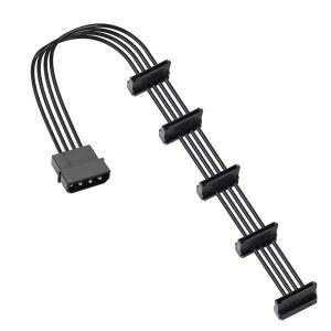 컴퓨터전원버튼 PC 서버 IDE 렉스 SATA 케이블 어댑터 분배기 18AWG 검은색