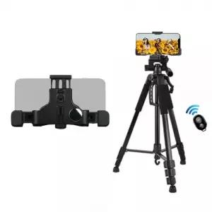 SMJ 스마트폰 휴대폰 고급 거치대 BT-1800 여행용 휴대용 삼각대 블루투스 리모컨 세