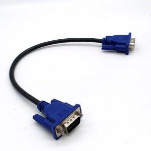 컴퓨터전원버튼 5MECHATRONICS1 5M 케이블 VGA 15 남성남성 컴퓨터 라인 PC 연결 와이어 구리 모니터