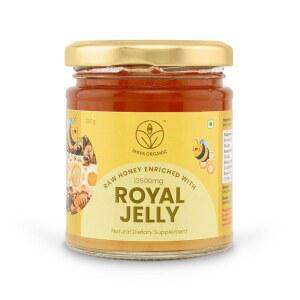 12500mg 로열 젤리 식이 보충제가 함유된 시바 생꿀 - 천연 영양소 부스트 에너지, 면역력, 호르몬 균형 및 피부 을 지원합니다