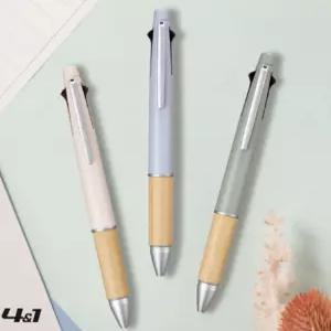 유니 제트스트림 뱀부 0.5mm 4색+샤프 레이저각인 이니셜각인