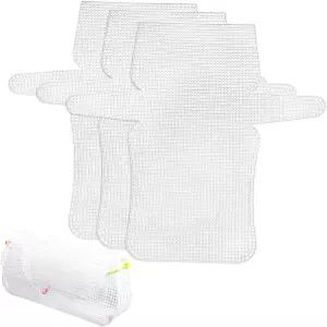 VILCASE 4Pcs 자수용 플라스틱 메쉬 캔버스 시트 및 지갑 제작용 코바늘 뜨개질용 투명 그리드 3X3인치