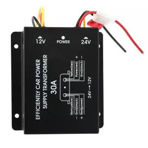 30A 자동차 전원 공급 장치 변환기 스텝다운 인버터 24V  12V