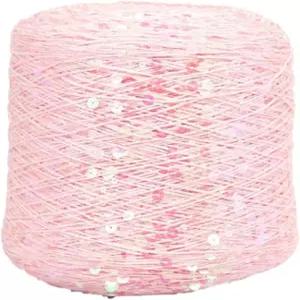 ECYC Ltd 53야드 코튼 실 뜨개질 및 뜨개질용 스파클 DIY 공예 프로젝트