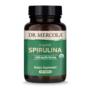 닥터 머콜라 스피룰리나 - 2,000mg USDA 정상적인 및 면역 지원 홀푸드 슈퍼푸드 비 변형식품, 글루텐 프리 대두 120정