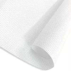 젠칭 4CT 다 천 자수용 39x59 인치 크로스 원단 미리 절단된 바느질 재료 무산 내구성 있는 (흰색)