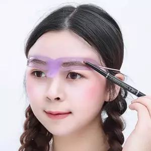 눈썹 틀 가이드 8 in 1 k 뷰티 눈썹다듬기 눈썹그리기 셀프 화장