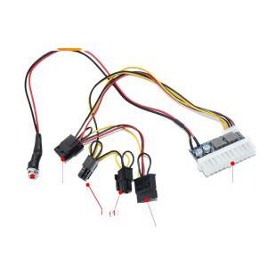 컴퓨터전원버튼 ATX160W 12V 24핀 ATX PSU PC 출력 스위치 ITX 160W PICO MINI