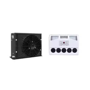 무시동 에어컨 차량용 지게차 12V 냉방기 발전기 중장비 DC 24V