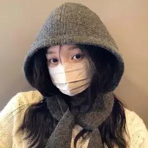 바라클라바 겨울 바라클라바 니트 후드 넥 목도리 모자 (특가)