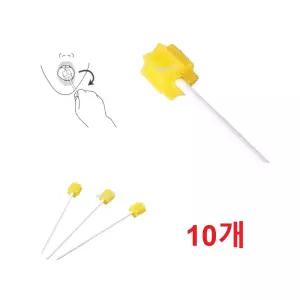 일본산 노인 와병환자 스폰지칫솔 구강면봉 10p 노인혀클리너 혓바닥클리너 설태제거 인기 위생