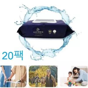 병원 노인 피부안심 알로에베라 대형물티슈 20팩 베스트 오염제거 환자용 엉덩이세정 가성비