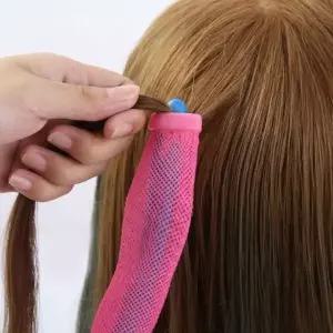 [하프클럽/알티피아]42cm 물결웨이브 히피펌 단발도 롤 손쉽게 세트 물결