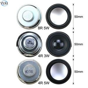 호환 YuXi 마그네틱 스피커, 50mm, 5cm, 8R, 4R, 5 W, 3W, 4, 8 옴, 3, 5 와트 혼, 1