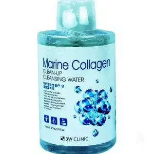 해양 콜라겐 클렌징 워터 500ml 깊은 세정 보습 메이크업 리무버 대용량 세안