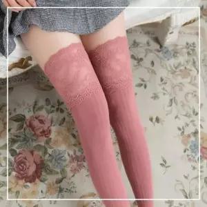 니삭스 레이스 오버니삭스 스타킹양말 반스타킹 니삭스스타킹