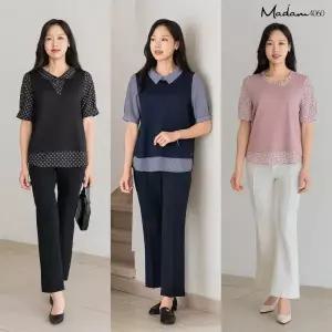 [마담4060] 러블레이어드블라우스3종