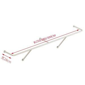 옷가게 벽걸이 행거 매장용 셔츠 60cm 벽옷걸이 스틸 자켓 170cm 스테인레스 북유럽