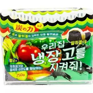 냉장고 내부 식품 냄새 제거 활성탄 흡착제 265g 주방 보관함 신선도 유지