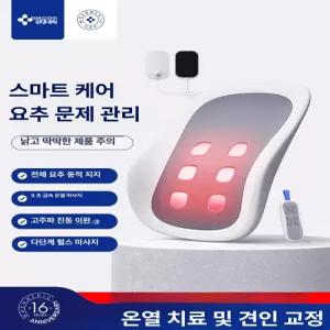 허리 마사지기 온열 찜질 통증 완화 지지대 요추관리 허리진동