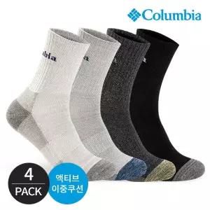 [하프클럽/] 남성 쿠션 힐컬러 등산 중목양말 4P_MX