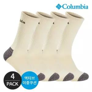 [하프클럽/] 남성 쿠션 딥컬러 등산 장목양말 4P_IV