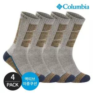 [하프클럽/] 남성 쿠션 발등 라운드 등산 장목양말 4P_GY
