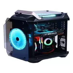 게이밍 PC케이스 원통형 컴퓨터 데스크탑 튜닝 조립 알루미늄 하우징 미니 ITX
