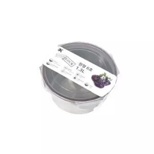 스텐 원형 밀폐용기 반찬통-1300ml 스텐통 스텐반찬통