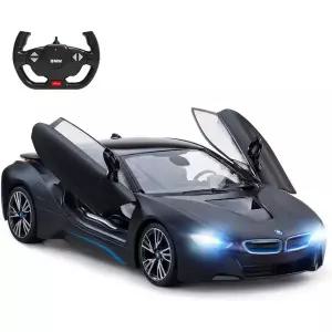 라스타 RC 자동차 1:14 BMW i8 무선 조종 장난감 모델 차량 원격 제어 오픈 도어