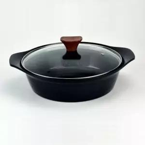 인덕션겸용 통주물 전골냄비 24cm 곱창 찌개 국물 캠핑