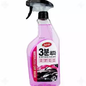 차량 간편 세차 세정액 650ml 자동차 외부 광택 코팅 빠른 청소 스프레이