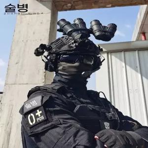 보호 위장용 밀리터리 제품 작전 블랙 헬멧 방탄모 군장