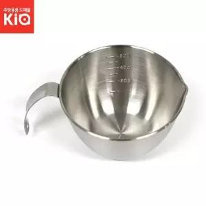 [RIZPICK]가정용 스텐 미니 손잡이 계량 믹싱볼 250ml 심플모던 간단한요리